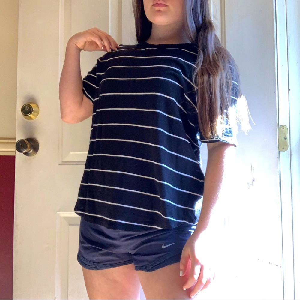 Cute black and white stripped t-shirt